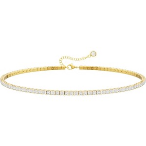 Layered Necklace Set for Women, Non-Tarnish 14K Gold Plated Multi-Chain Choker - 1 of 4