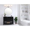 Elegant Lighting Gene 4 light Chrome and Frosted white glass Wall sconce - 2 of 4