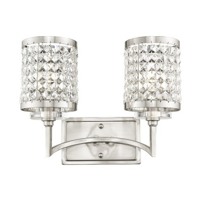 Livex Lighting Grammercy 2 - Light Vanity in  Brushed Nickel