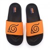 Mens Naruto Leaf Village Symbol Slide Sandals - 2 of 4
