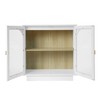 Vatros Decorative Storage Cabinet with Acrylic Door for Living Room - 4 of 4