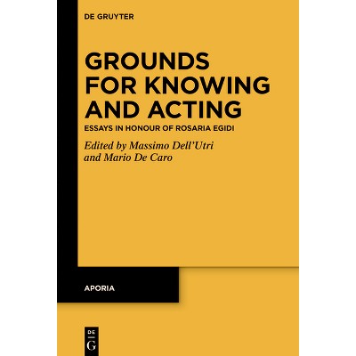 Grounds for Knowing and Acting - (Aporia) by  Mario de Caro & Massimo Dell'utri (Hardcover)