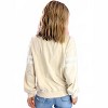 Women's Football Sequin Sweatshirt - White Birch S - 2 of 4
