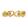 Black Bow Jewelry Band of Hearts Toe Ring in 14 Karat Gold - 4 of 4