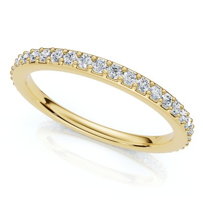 Pompeii3 3/8Ct Diamond Eternity Ring 14k Gold or Platinum Lab Created