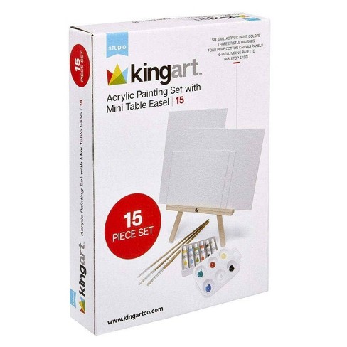 Kingart 6ct Radiant Script Liner Brush Set