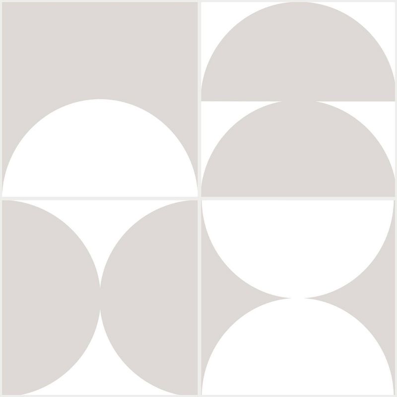4&#39;x5&#39; Set of 20 Eclipse Peel &#38; Stick Floor Tiles White - FloorPops, 1 of 8