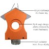 JCs Wildlife Poly Lumber Orange Oriole Bird Feeder 3000 - Hanging Oriole Jelly Feeder, Baltimore Oriole Feeder - Made in the USA - 3 of 3