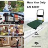 Skran Foldable Platform Push Hand Truck Cart, Heavy Duty Furniture Rolling Mover880 lbs. Weight Capacity - 2 of 4