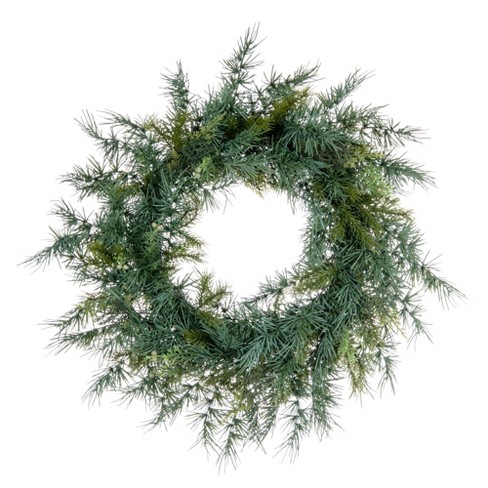 Vickerman Artificial Mixed Fern Cedar Wreath - image 1 of 4