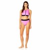 Coppersuit Women's Colorblock Zip Longline Bra Swim Top - 3 of 4