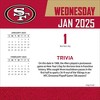NFL San Francisco 49ers 2025 Box Calendar - 3 of 4