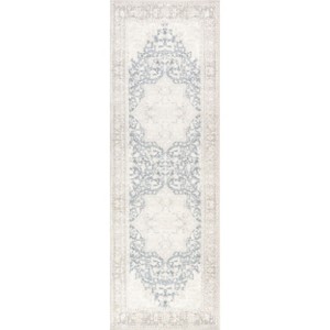 Nuloom Emely Medallion Pet Friendly Machine Washable Area Rug - 1 of 4