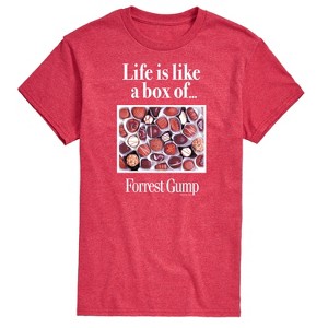 Men's - Forrest Gump - Life Is Like A Box Of Chocolates Short Sleeve Graphic T-Shirt - 1 of 4