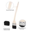 Unique Bargains Bristle Wall Treatment Tool Paint Brush with Long Wood Handle 4 Pcs - 4 of 4