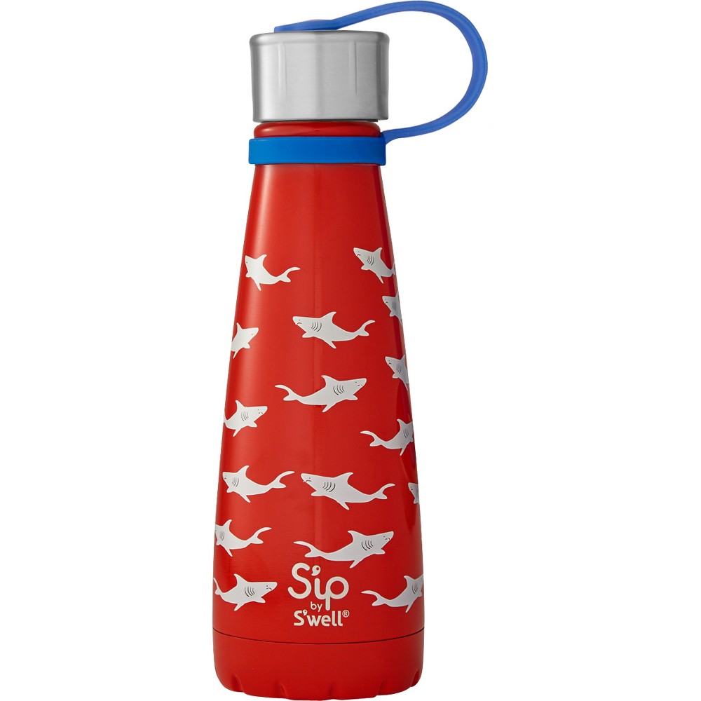 S&amp;#39;ip by S&amp;#39;well Vacuum Insulated Stainless Steel Water Bottle 10oz - Shark Bite