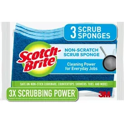 Scotch-Brite  Non-Scratch Scrub Sponge - 3pk