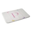 Deny Designs April Lane Art Simple Bow Monogram Memory Foam Bath Mat - 2 of 4