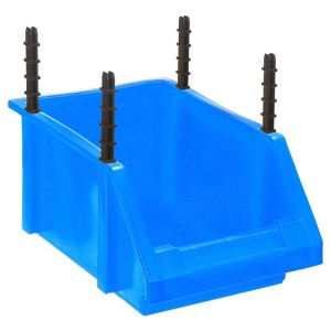 Unique Bargains Plastic Stackable Garage Closet Organization Shelf Bins - 1 of 4