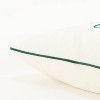20"x20" Oversize 'Tis the season...' Poly Filled Square Throw Pillow - Rizzy Home: Cotton Canvas, Indoor Decorative Cushion - 4 of 4