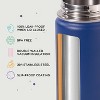 12oz Kids Water Bottle for School, Toddler Water Bottles with Straws, Insulated Water Bottles for Boys&Girls - 3 of 4