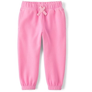 The Children's Place Toddler Active Garment Dyed Premium Fleece Jogger Pants - 1 of 4