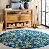 Martha Stewart Floral - MSRW192 - Indoor Power Loomed Machine Washable Skid-Resistant Rugs - 2 of 4