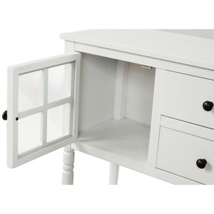 NicBex Buffet Cabinet with Storage Farmhouse Wood Kitchen Sideboard Console Table with Bottom Shelf and Adjustable Shelves for Living Room - 1 of 4