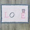 Everyday Kids Owl Bedroom or Bathroom Rug - 30x20 in; Hand Tufted 100% Cotton - 2 of 2