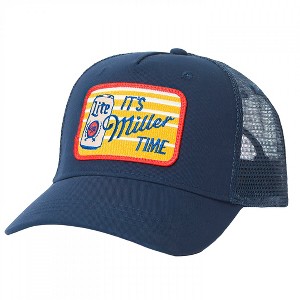 Adult Miller High Life It's Miller Time Trucker Hat By Junk Food - 1 of 2