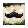 Old World Christmas Blown Glass Ornament for Christmas Tree, Mustache - 2 of 3
