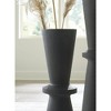 Signature Design by Ashley Collisten 29.5" Polyresin Vase, Black Textured Modern Decor - 3 of 4