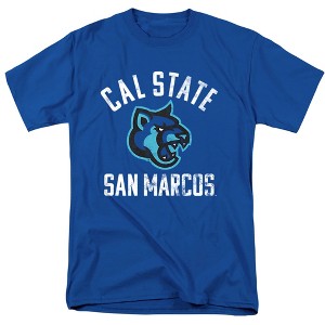 Men's California State University San Marcos Official Cougars Logo T-Shirt Cougars Logo - 1 of 4