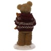 Boyds Bears Resin 4.5 Inch Cooper Goodfriend With Sly Christmas Bearstone Animal Figurines - 3 of 3