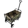 CAVINAS Collapsible Foldable Wagon Cart with 3pcs Plastic Liner Bag, Lightweight Beach Cart for Camping, Shopping, Sports - 2 of 4