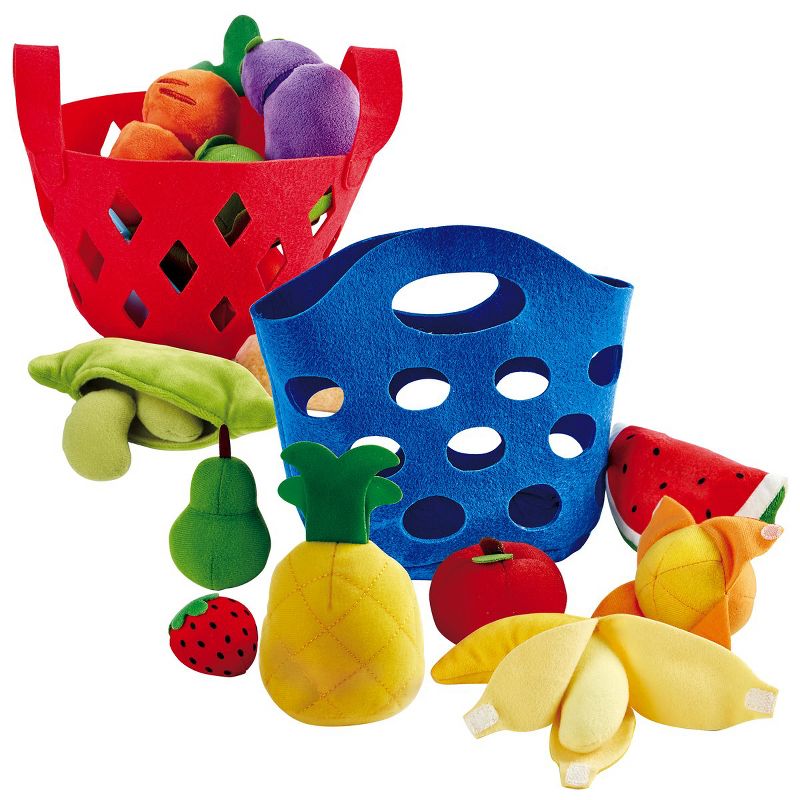 Hape Toddler Felt Fruit & Vegetable Baskets, 1 of 7