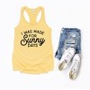 Simply Sage Market Women's I Was Made For Sunny Days Graphic Racerback Tank - 2 of 2