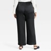Women's Mid-Rise Straight Leg Satin Pull-On Pants - A New Day™ - 2 of 3