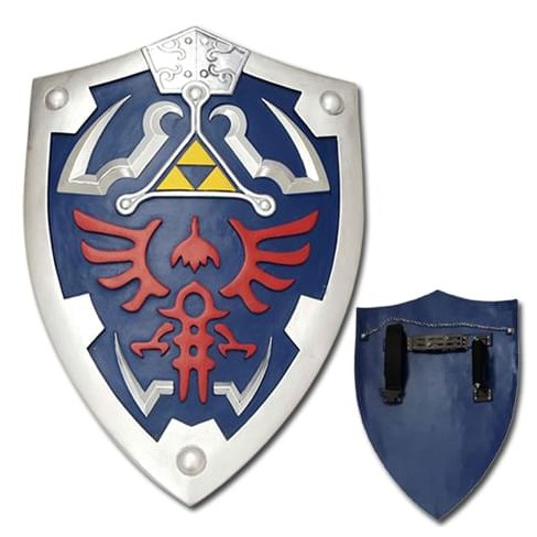 Swordsswords.com Legend Of Zelda Link Triforce Zelda Hylian Fiberglass  Shield