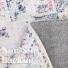 Distressed Boho Washable Indoor Soft Low Pile Non-Shedding Vintage Aesthetic Anti-Slip Rug, Nursery - 4 of 4