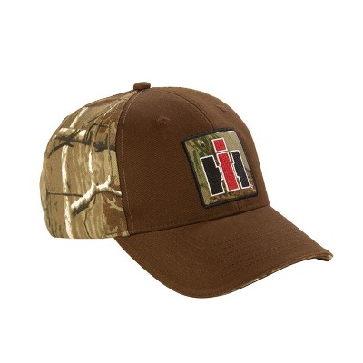 International Harvester Logo Adult Brown Camo Cap 400853