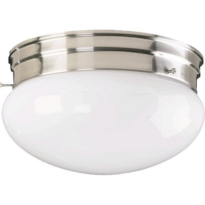 Quorum Lighting 2 - Light Flush Mount in  Satin Nickel