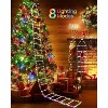 FAAYFIAN 10 ft LED Christmas Ladder Lights, Warm White Hanging Indoor/Outdoor Holiday Decorative Light Display - 2 of 3