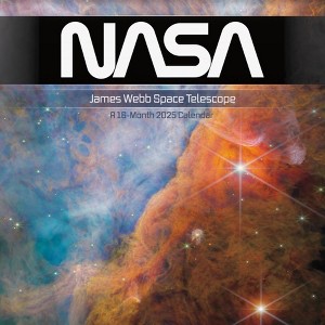 Trends International 2025 NASA James Webb Wall Calendar: Monthly 12x12" Paper, Multicolored, All Ages, Saddle Stitch - 1 of 4