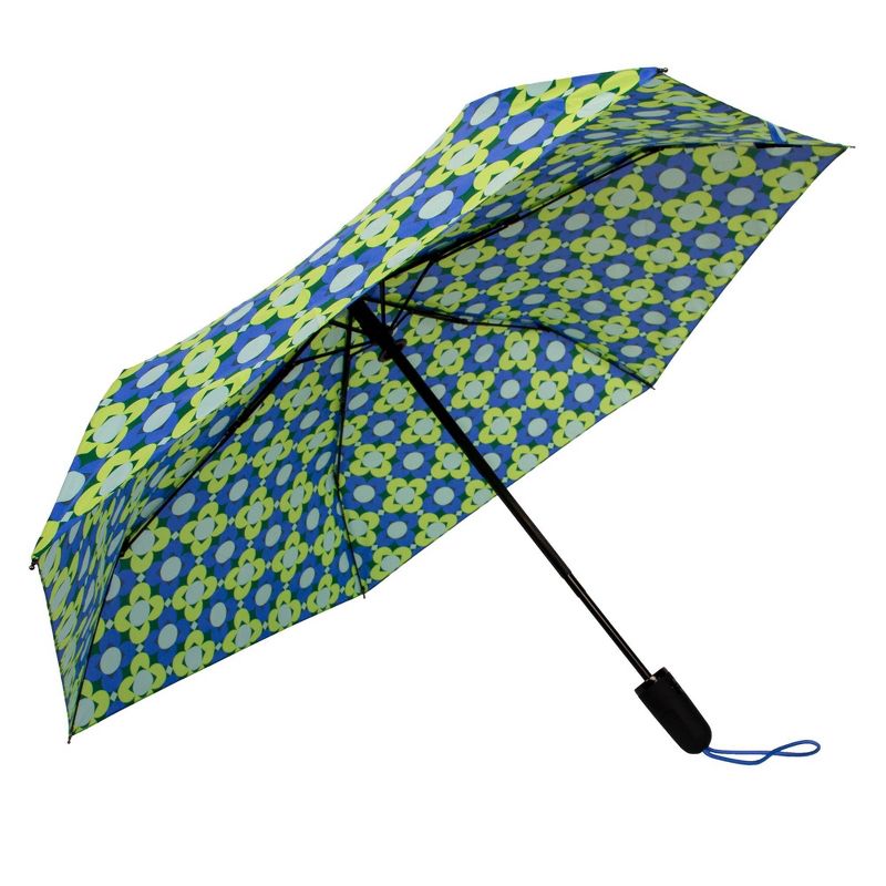 ShedRain Auto Open Auto Close Compact Umbrella - Blue/Green, 3 of 6