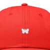 Dalix Lil Butterfly Embroidered Cotton Cap Outdoor Dad Hat Womens - 2 of 4
