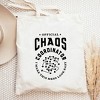 City Creek Prints Official Chaos Coordinator Canvas Tote Bag - 15x16 - Natural - 2 of 2