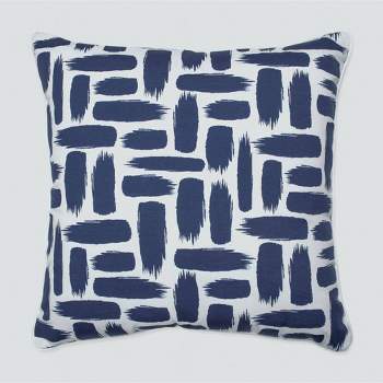 25" Baja Nautical Floor Pillow Blue - Pillow Perfect