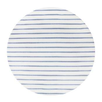 70" Cotton Striped Round Tablecloth Blue - Threshold™
