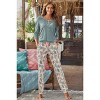 Women's Pattern Pajama Set - LASCANA - 3 of 4